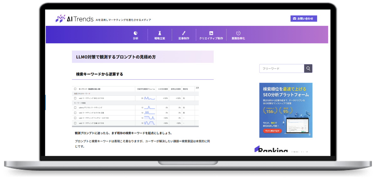 LLMO研究チーム×独自レポートの成果例