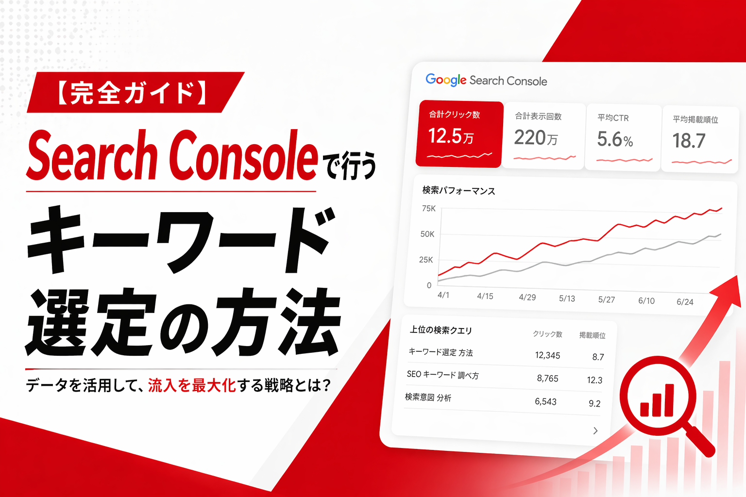 Search Consoleキーワード選定 完全ガイド｜具体的な手順と活用テクニックを徹底解説